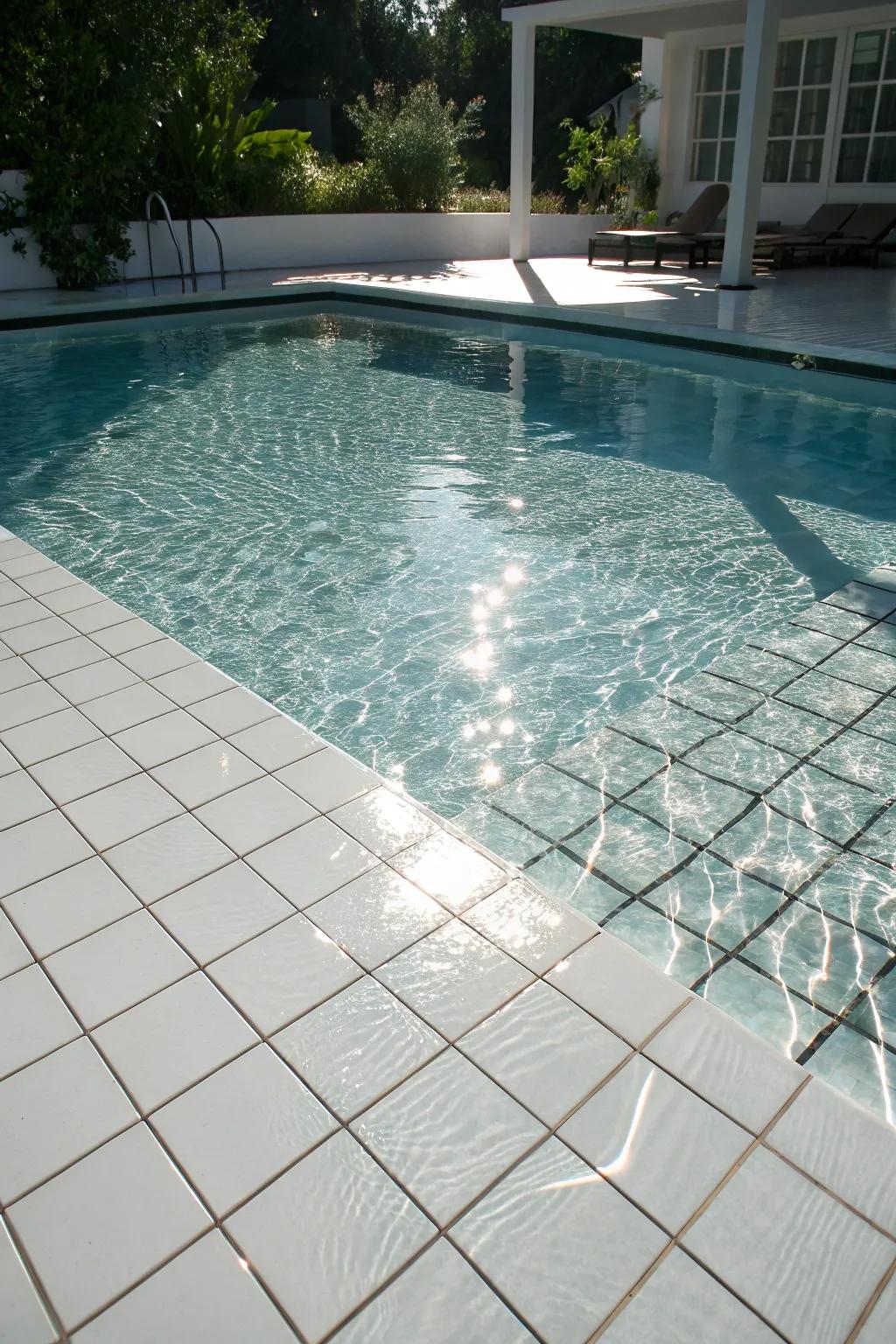 Ivory beauty ceramics improve brightness and clearness inside your swimming pool.