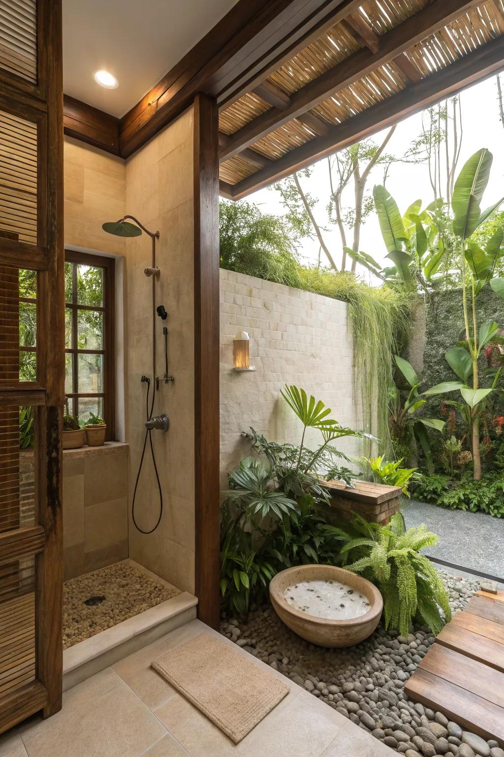 Nature-inspired designs bring peace and harmony to your shower.