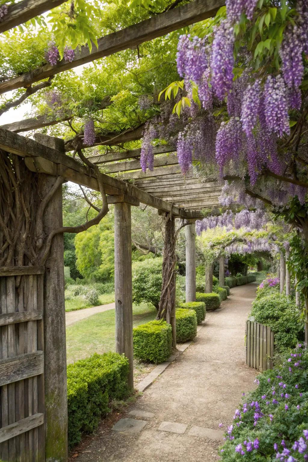 A pergola creates a shaded retreat in your outdoor space.