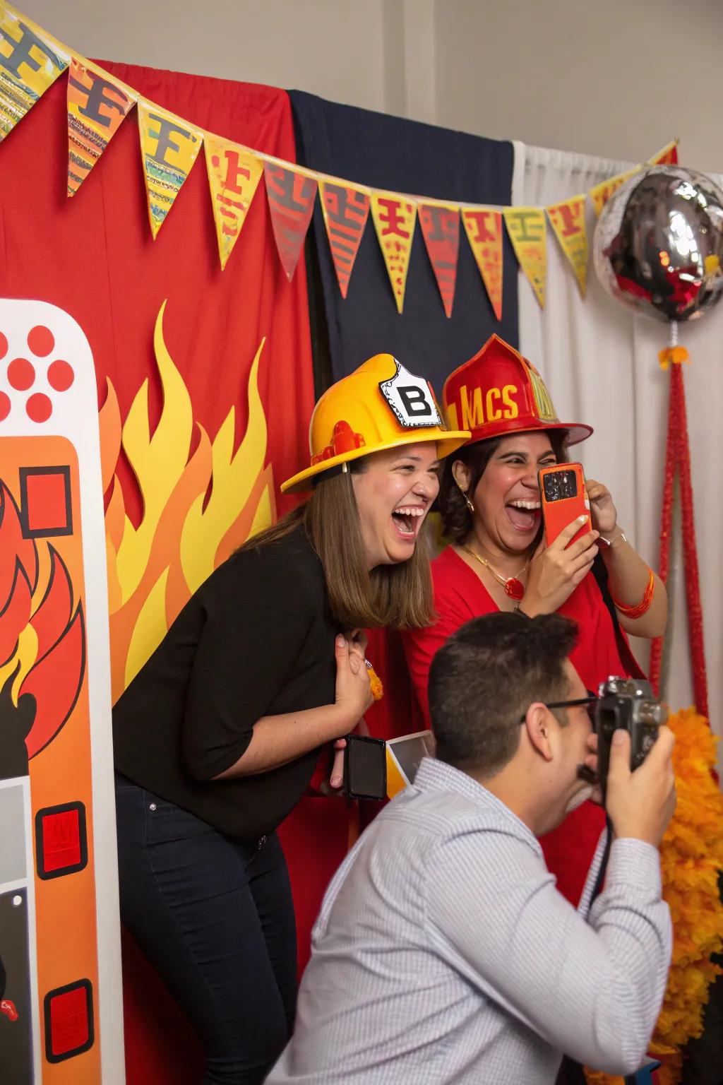 Capture the fun with a themed photo booth.