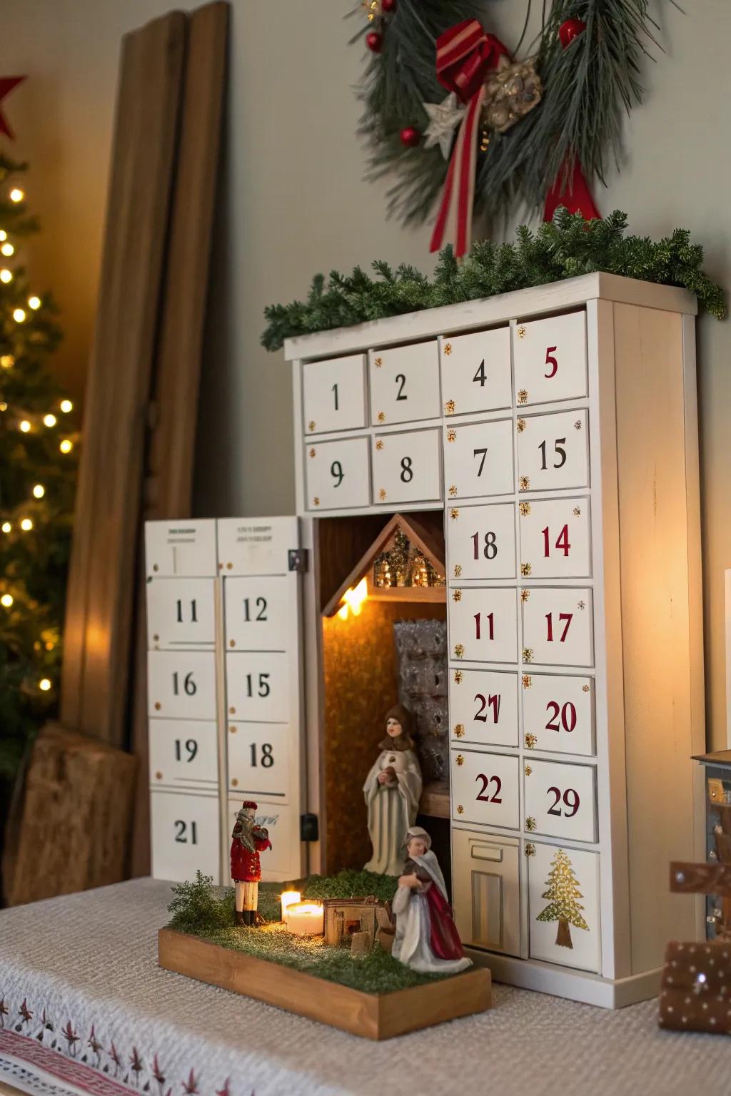 An interactive nativity Advent calendar for the holiday countdown.