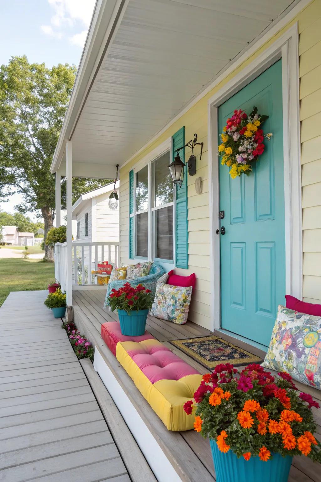 Vibrant features breathe vitality into any veranda.