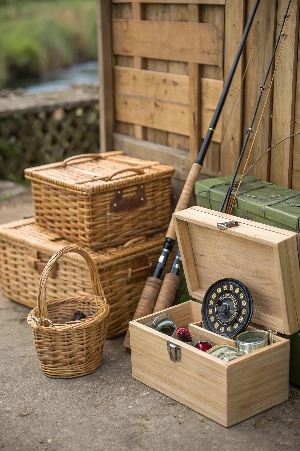 Eco-friendly storage for a sustainable and stylish setup.