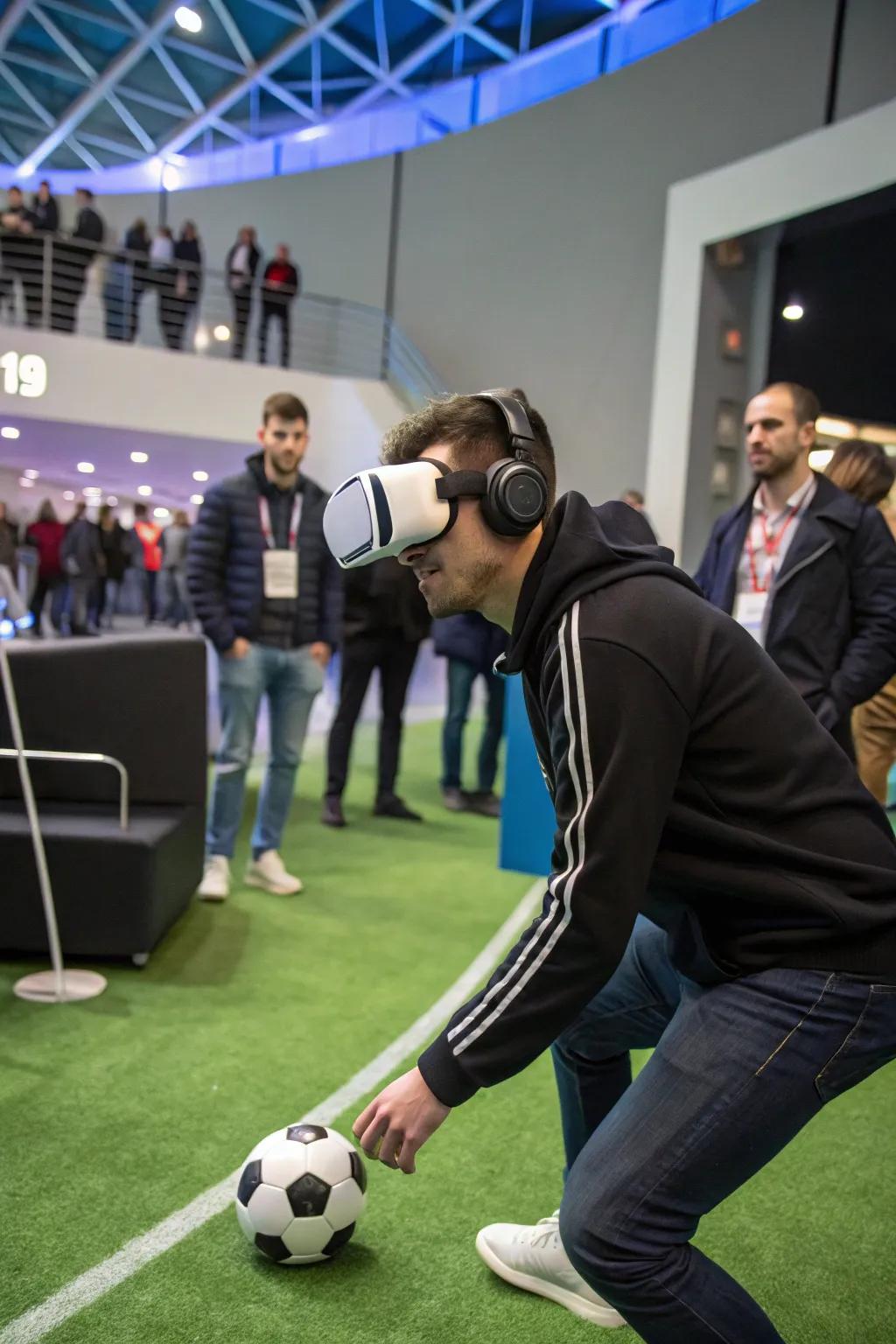 Virtual reality that brings the sports experience to life in a new way.