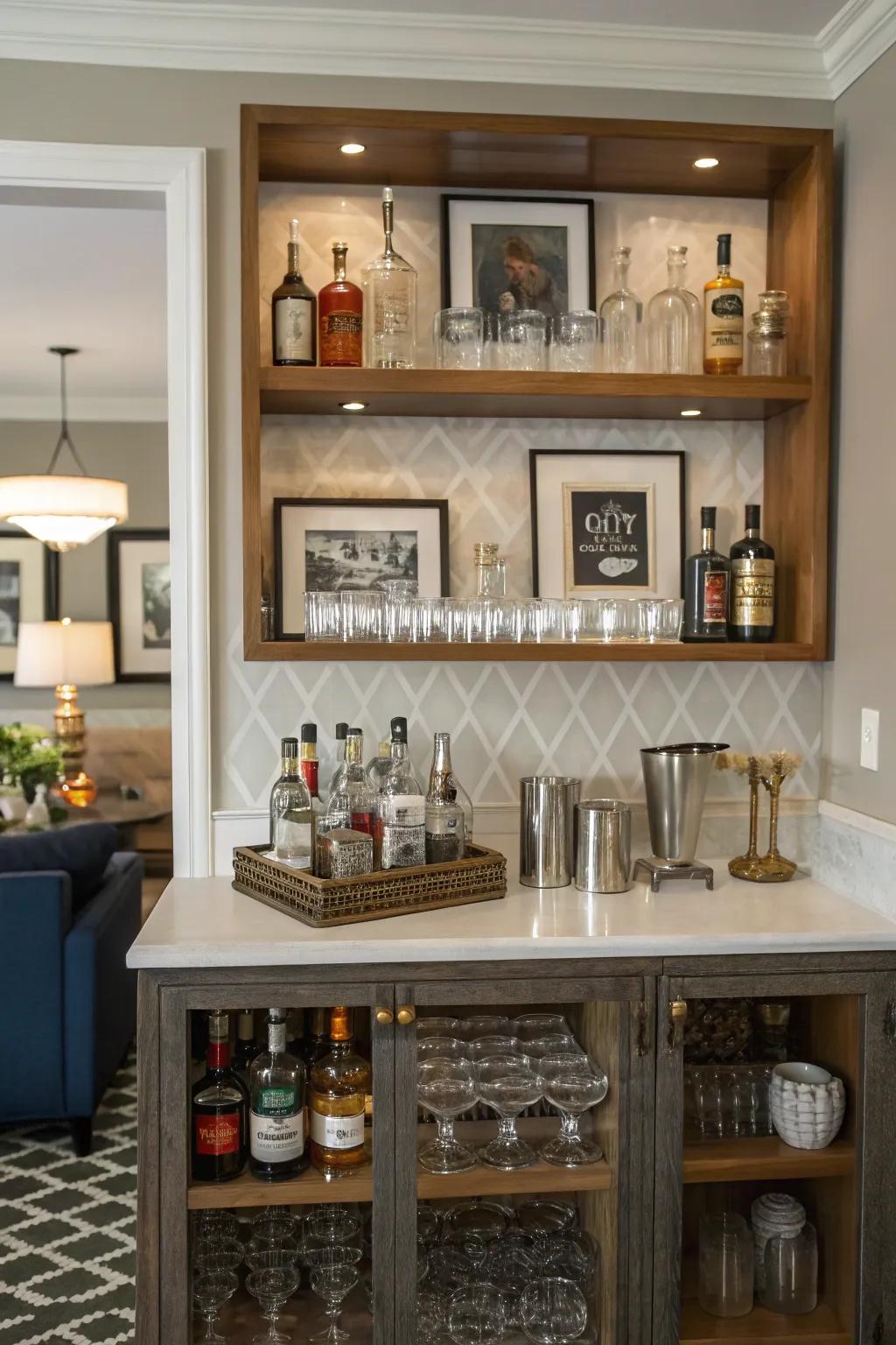 Personal touches make your bar a true reflection of you.