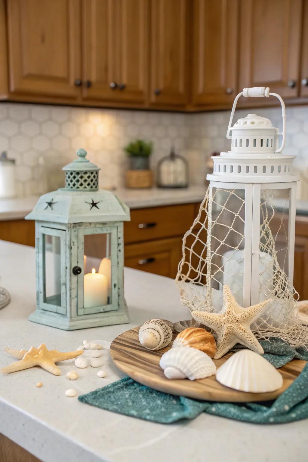 A themed vignette brings a cohesive story to your kitchen.