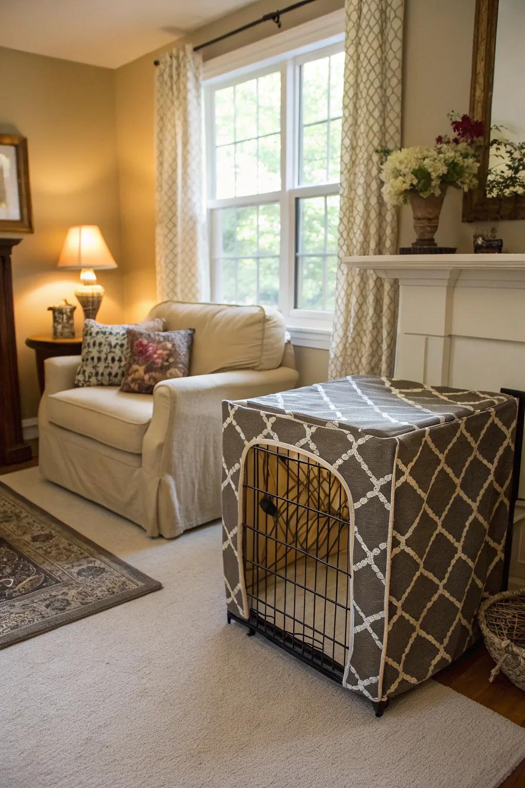 Fabric covers add a touch of class and warmth to any area.