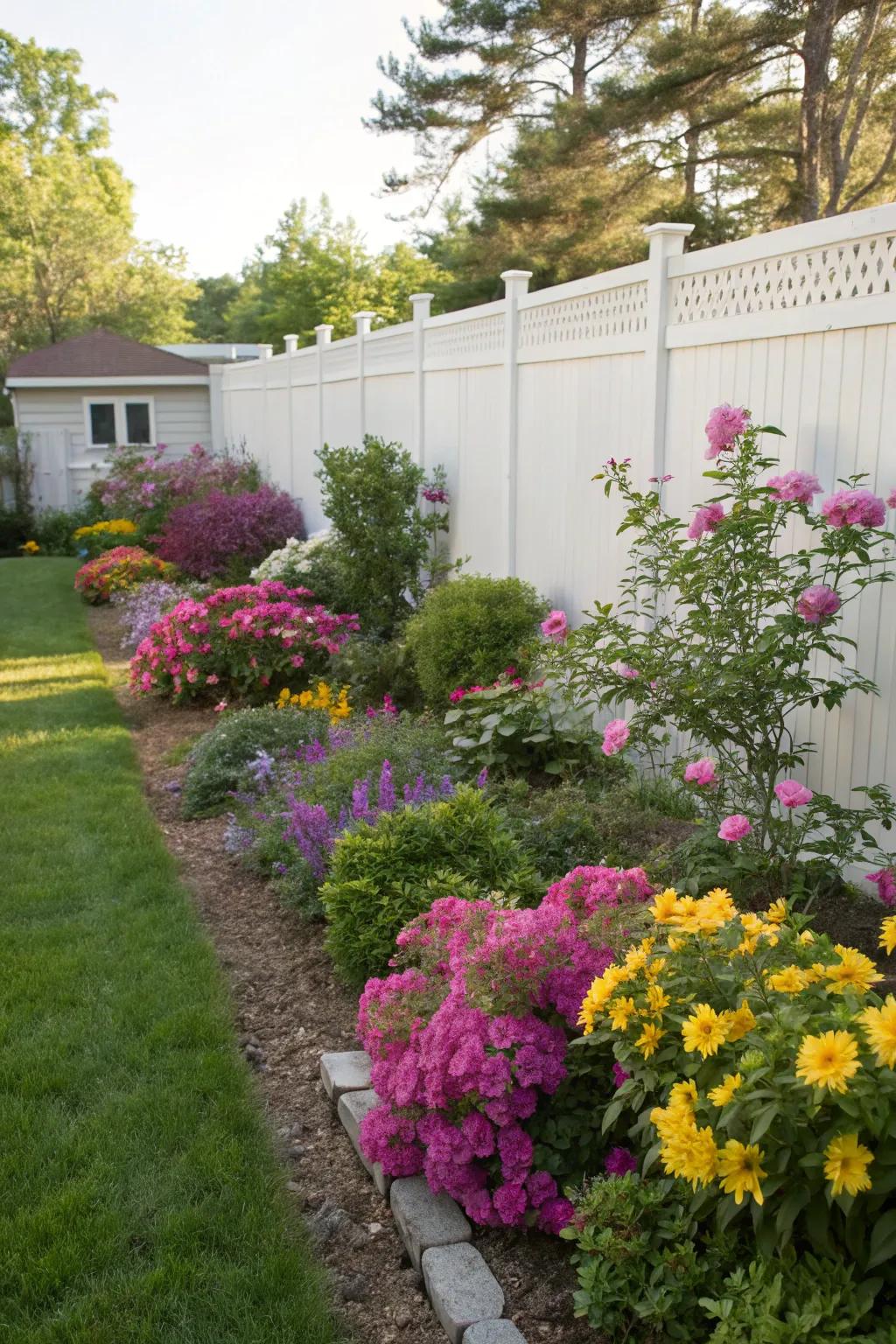 A dazzling array of pigments that paints your yard exquisitely.
