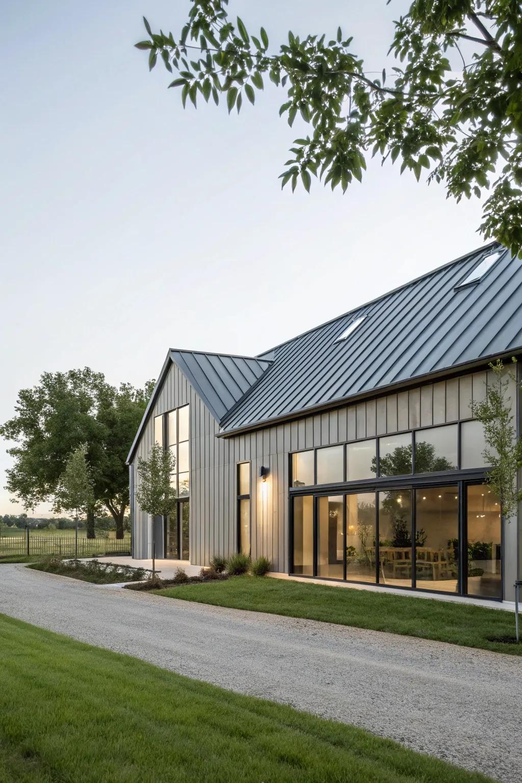 Modern barn-style homes offer a fresh take on traditional barn architecture.