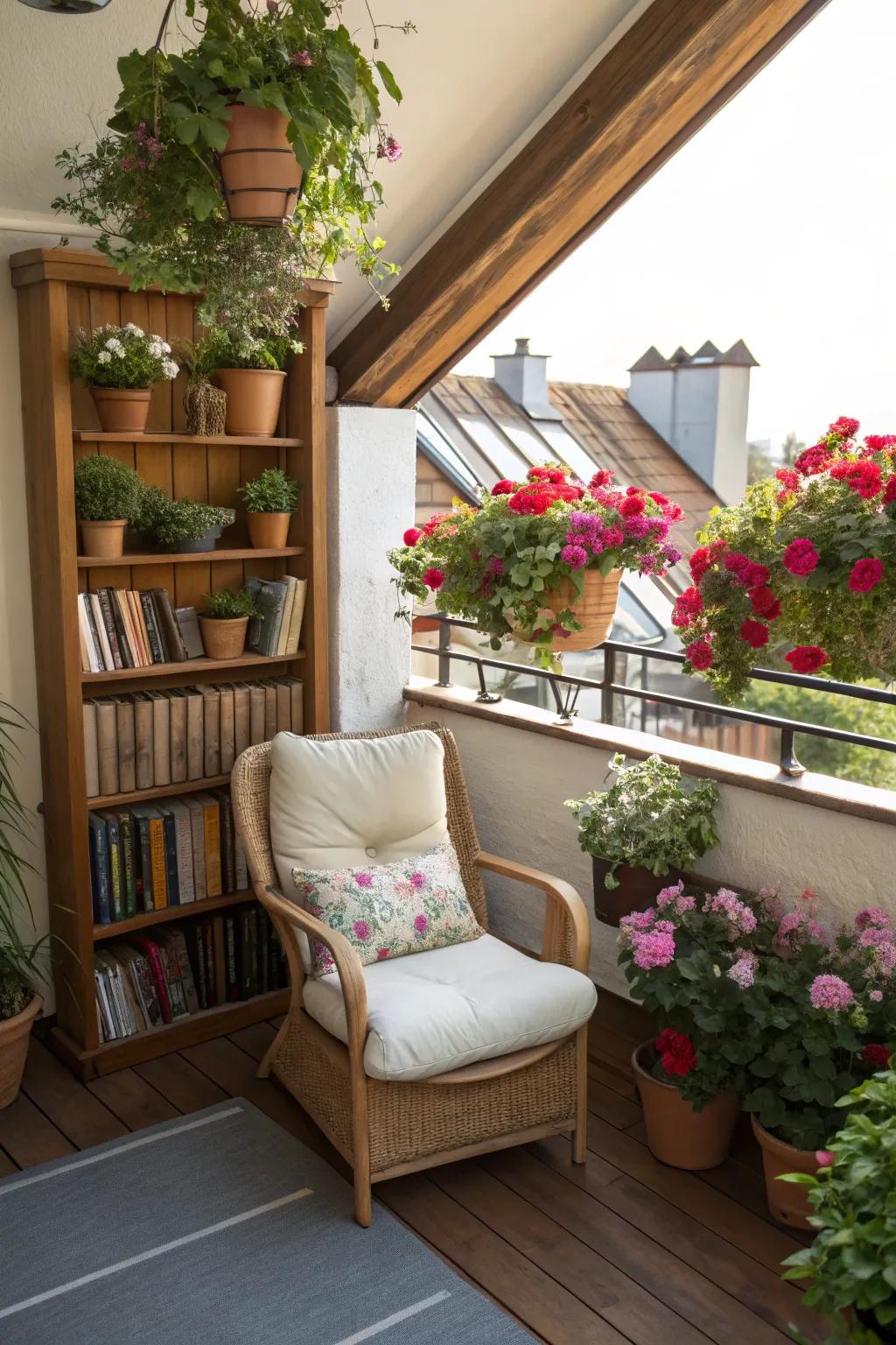 A quiet spot for book lovers.