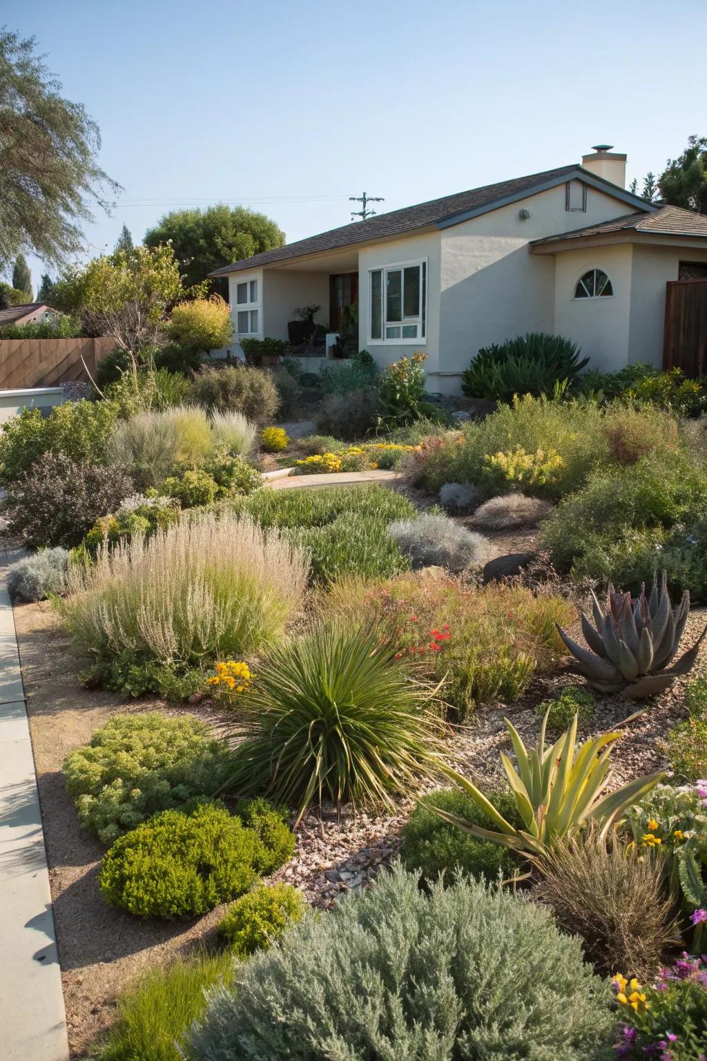 Indigenous plants deliver charm and hardiness.