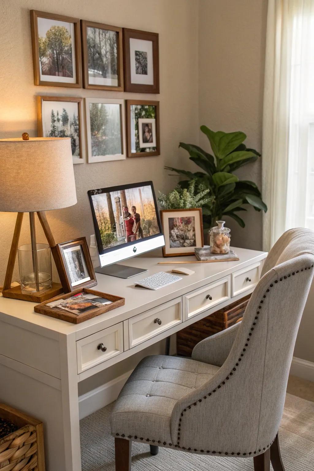 Personalized frames that add a special touch.
