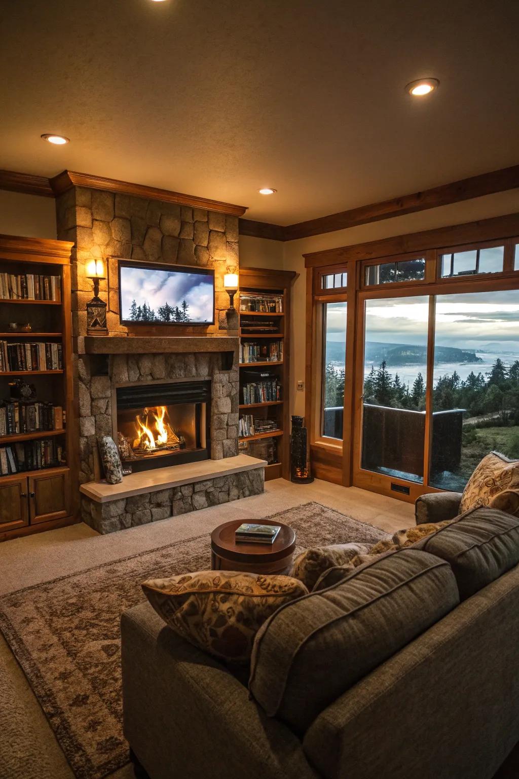 Create a movie-like experience for movie nights at home.