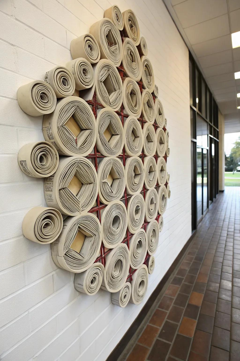 Turn newspapers into one-of-a-kind wall art.