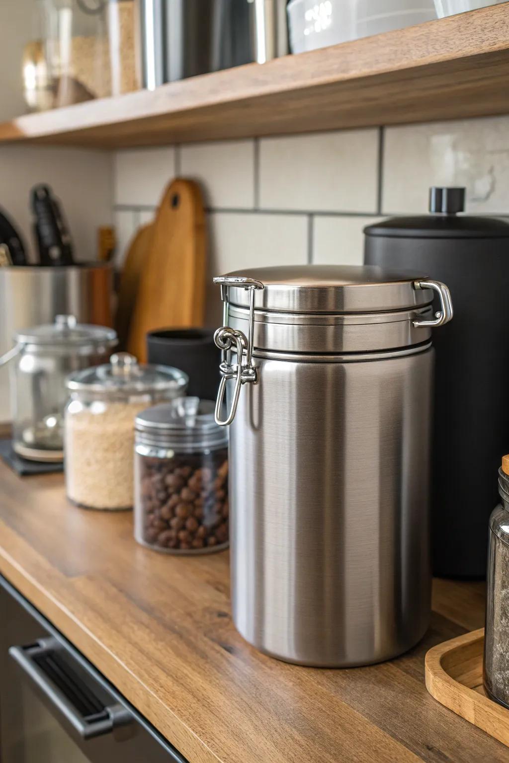 Keep your coffee beans both fresh and beautifully stored.