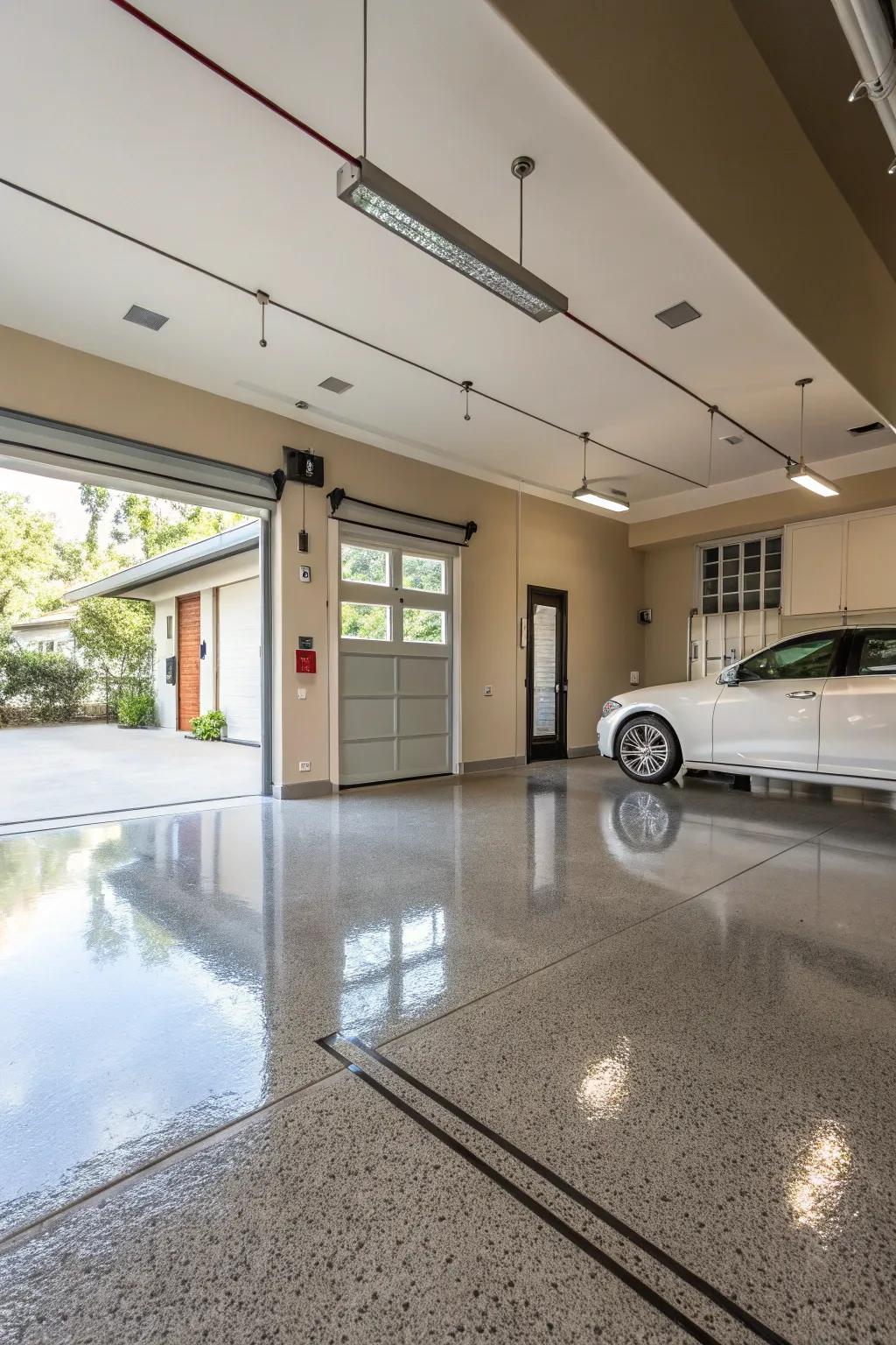 Durable flooring adds both style and protection.