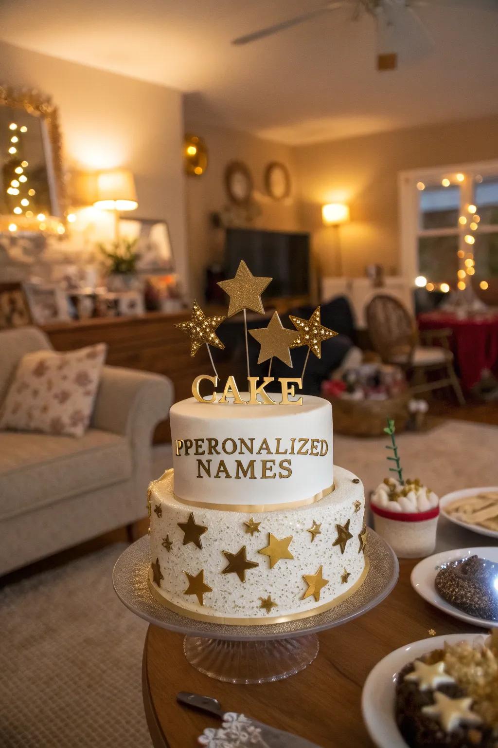 A cake that brings the Hollywood Walk of Fame to your celebration.