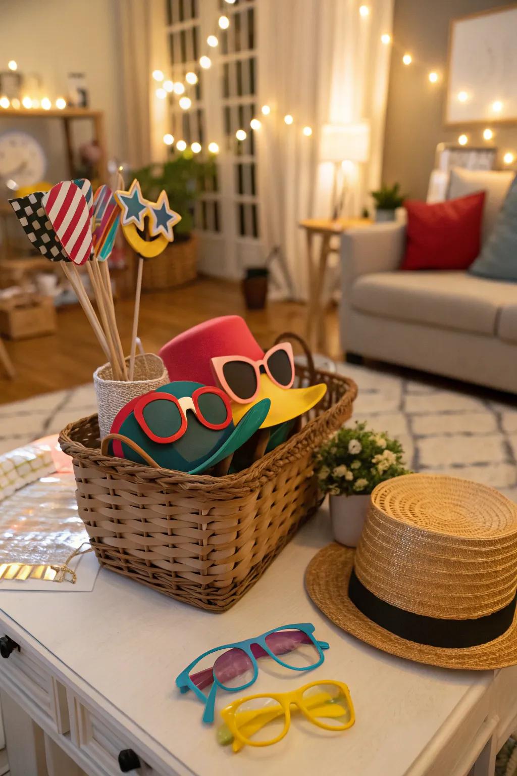 Supply a selection of costume parts to ignite inventiveness and enjoyment.