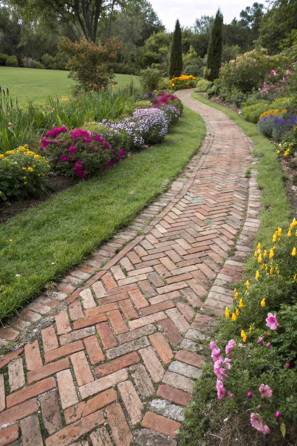 Brick routes deliver classic beauty and adaptability.