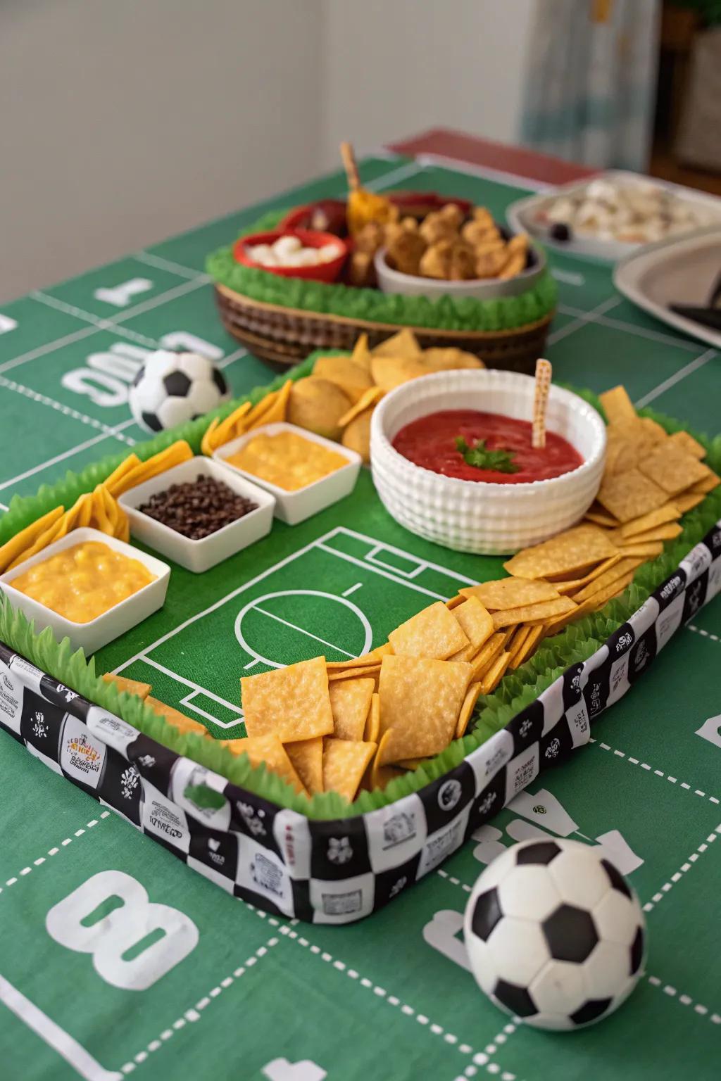A snack stadium that’s as enjoyable to look at as it is to eat from.
