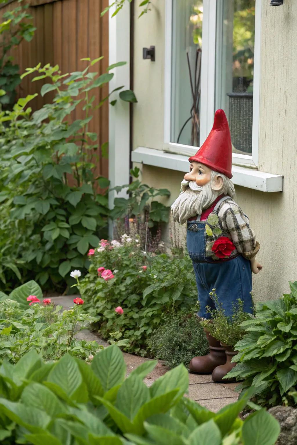 Bring charm and whimsy with a garden gnome costume.