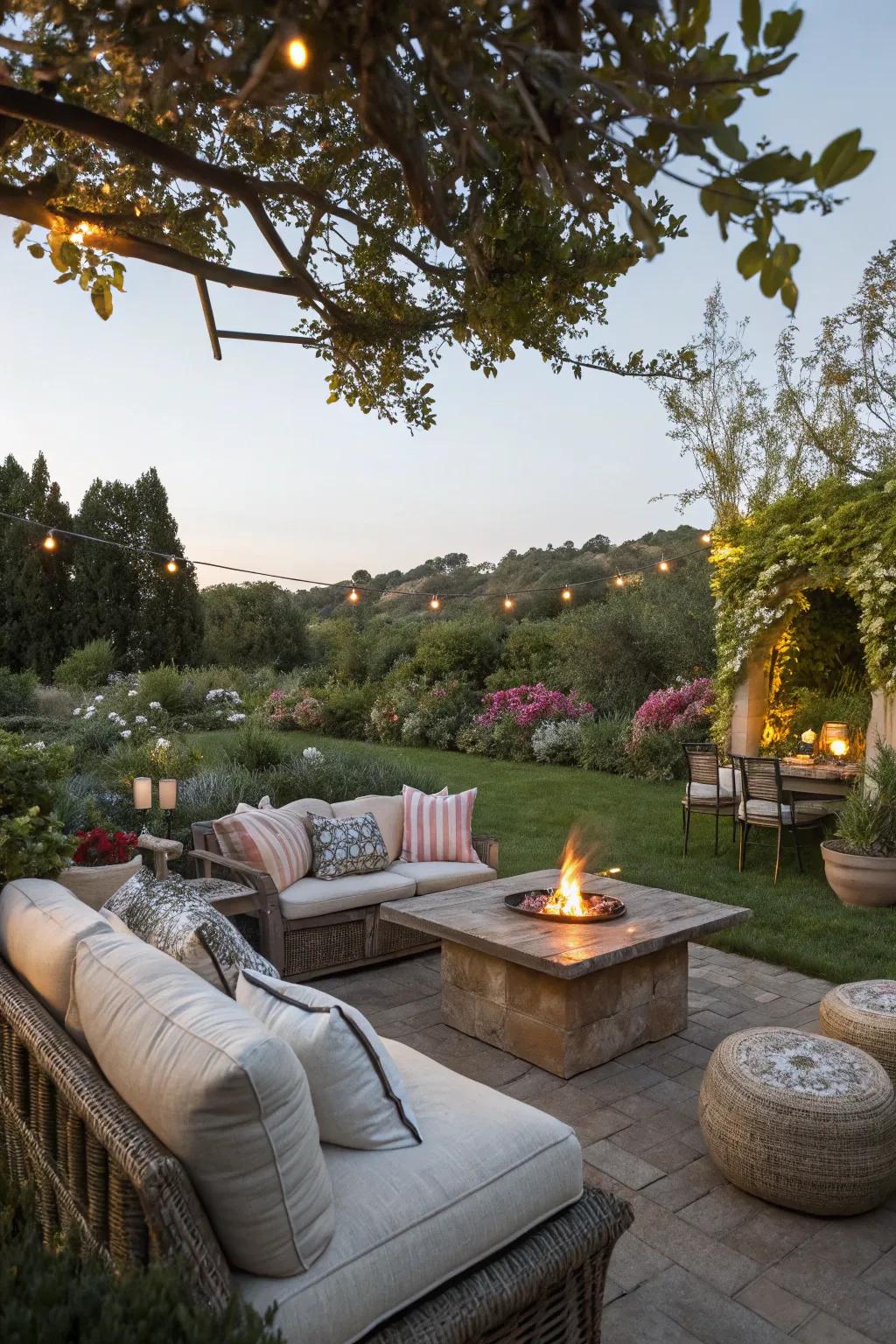 Cultivate an inviting feel with cozy seating for your visitors.