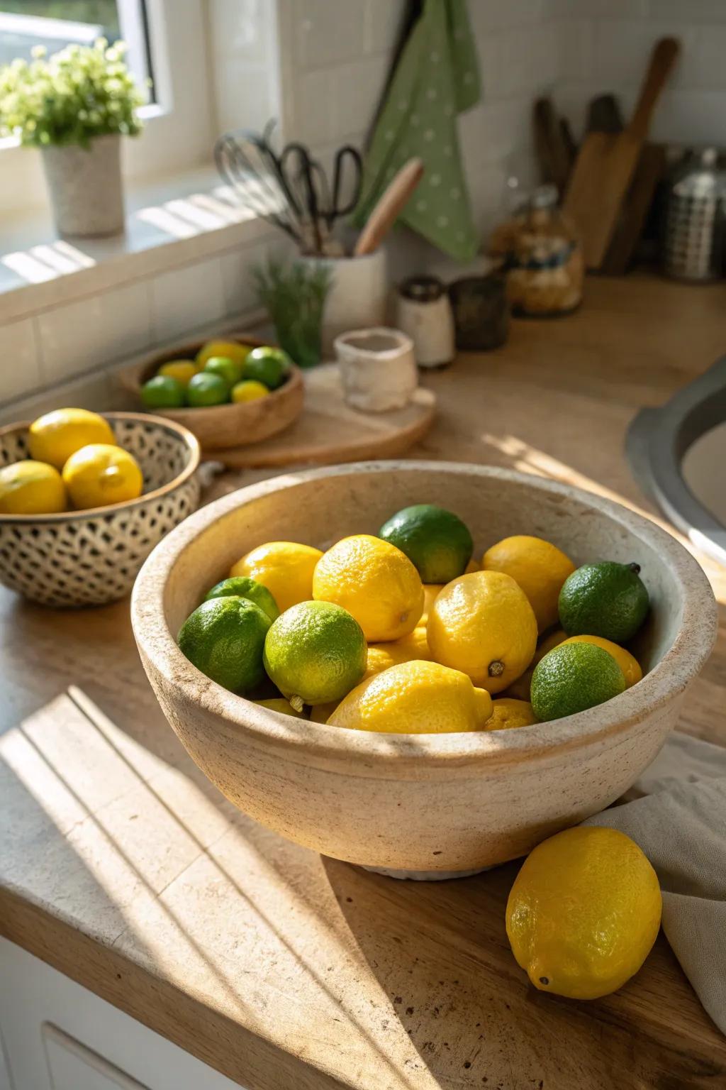 Citrus fruits bring a splash of summer to your decor