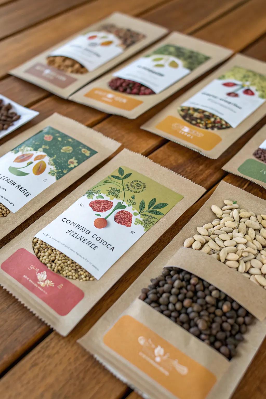 Seed packets are a thoughtful gift that keeps on giving.