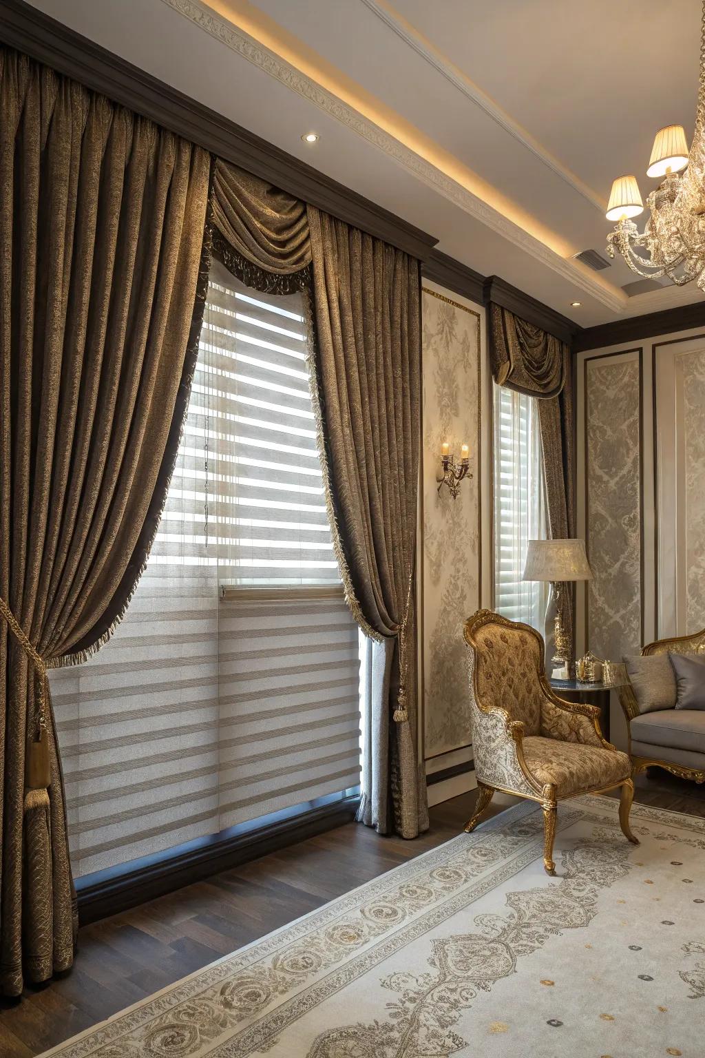 Multi-layered feels imbue refinement and complexity into any setting.