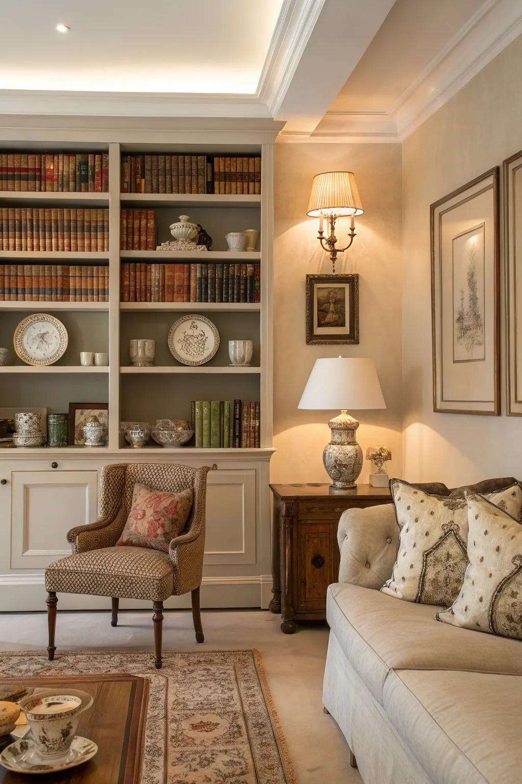Treasured relics infuse personality and quaintness into any interior.