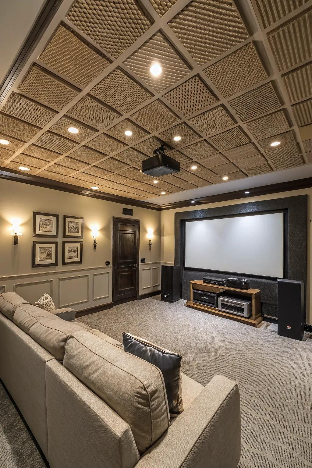 Combine style and sound with acoustic panels.