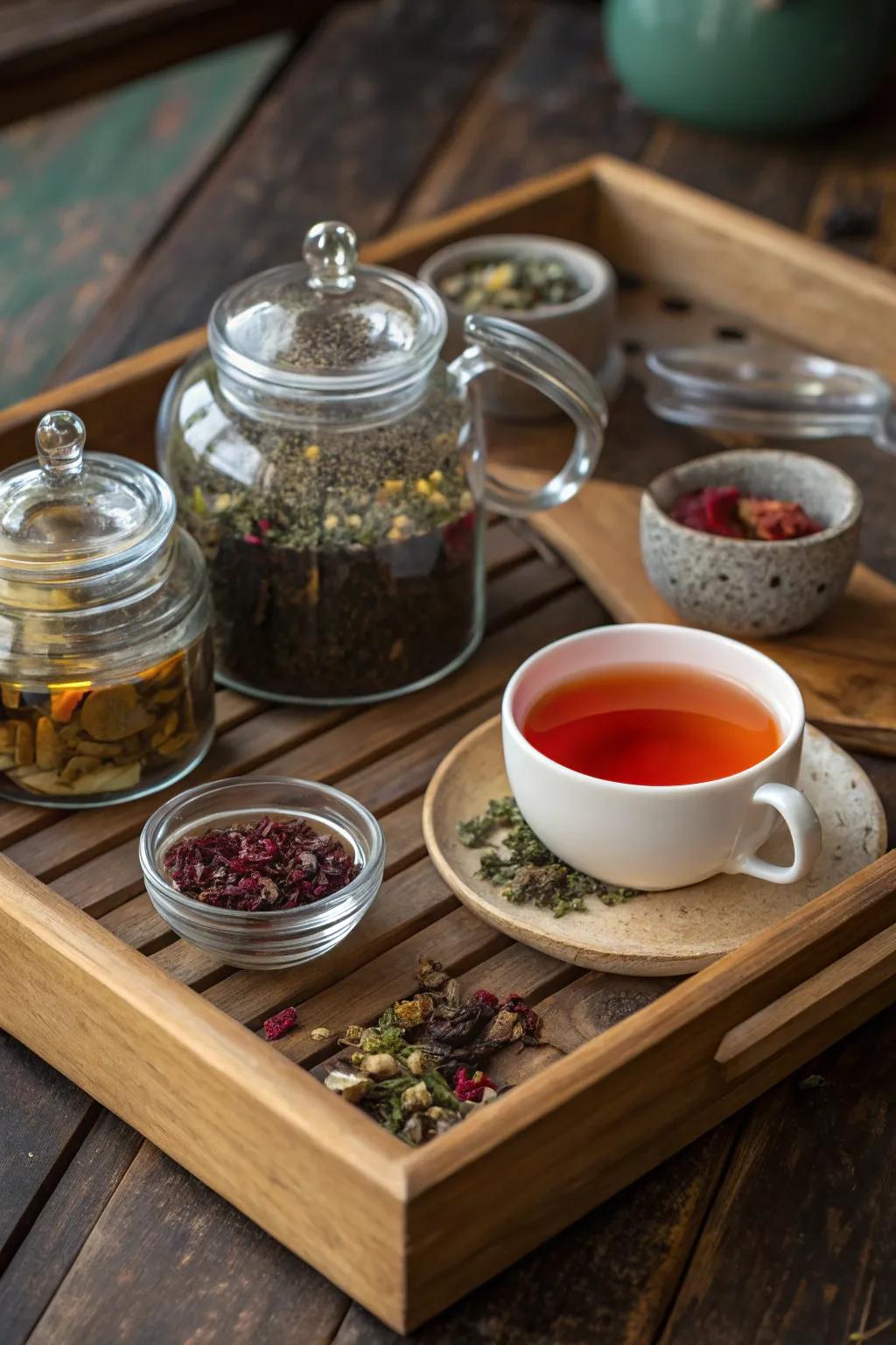 A personalized tea experience for relaxation.