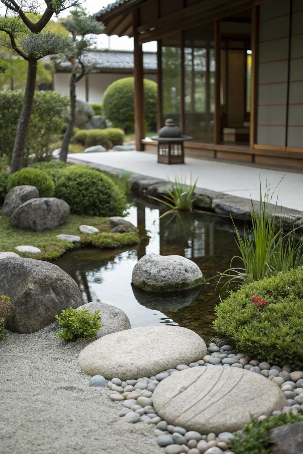 A peaceful Zen retreat offering a serene break.