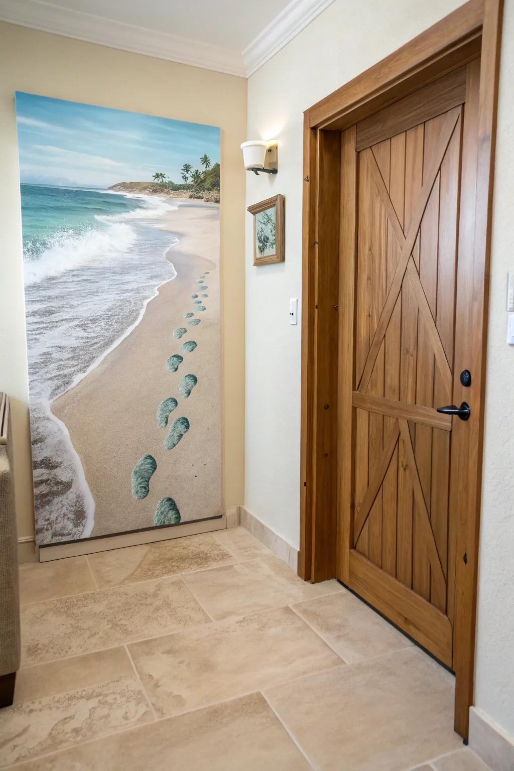 Steps in water art gives a reassuring welcome in your entrance.