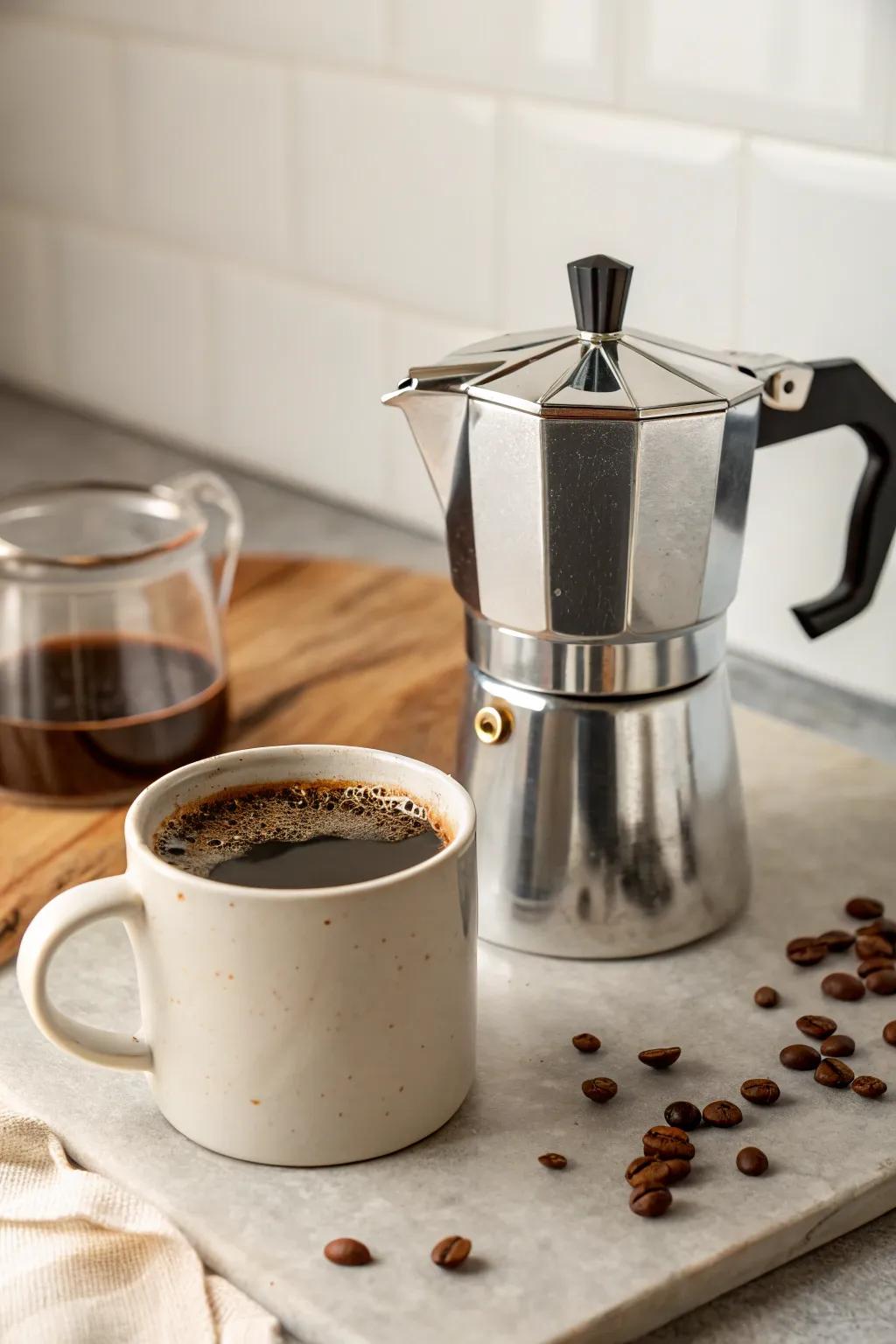 Make coffee sustainably using reusable coffee filters.