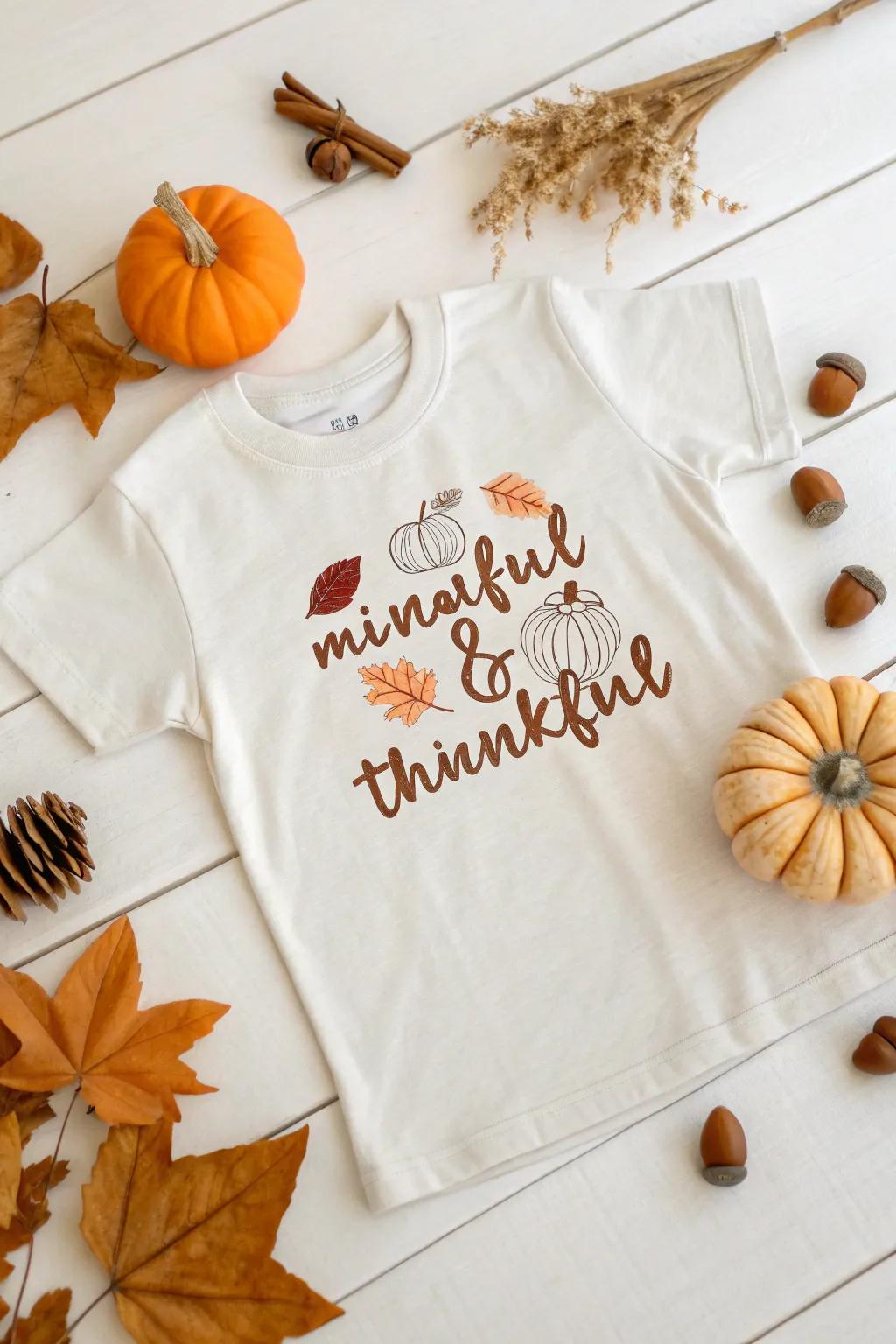 Understated sayings create a fashionable statement in autumn style.
