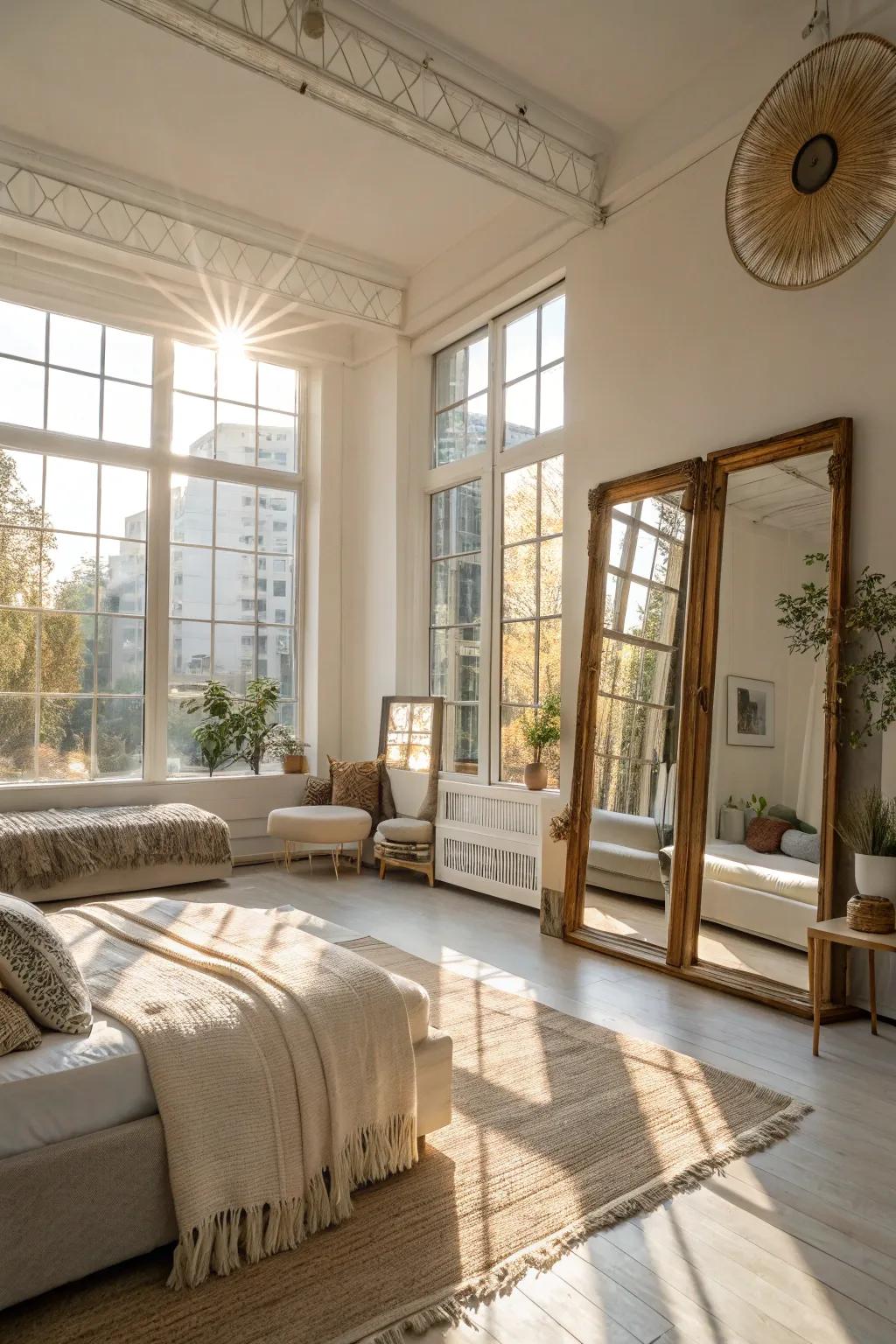 Natural light transforms a room, making it feel airy and spacious.