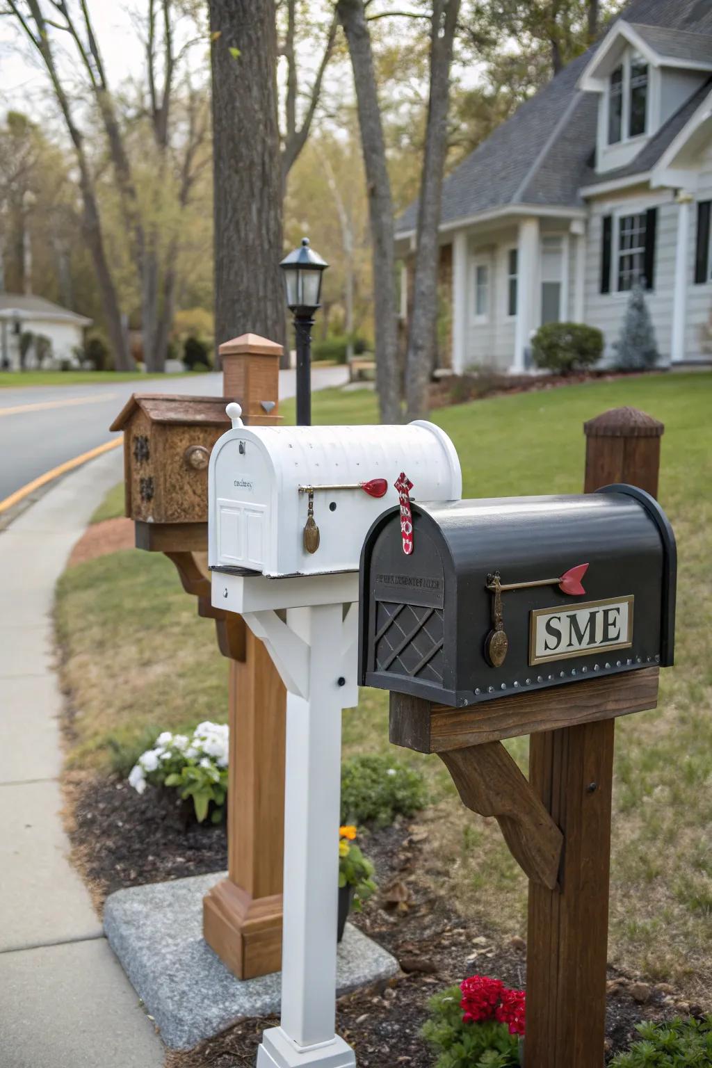 Explore diverse designs to present your mailbox with a rejuvenated appearance.