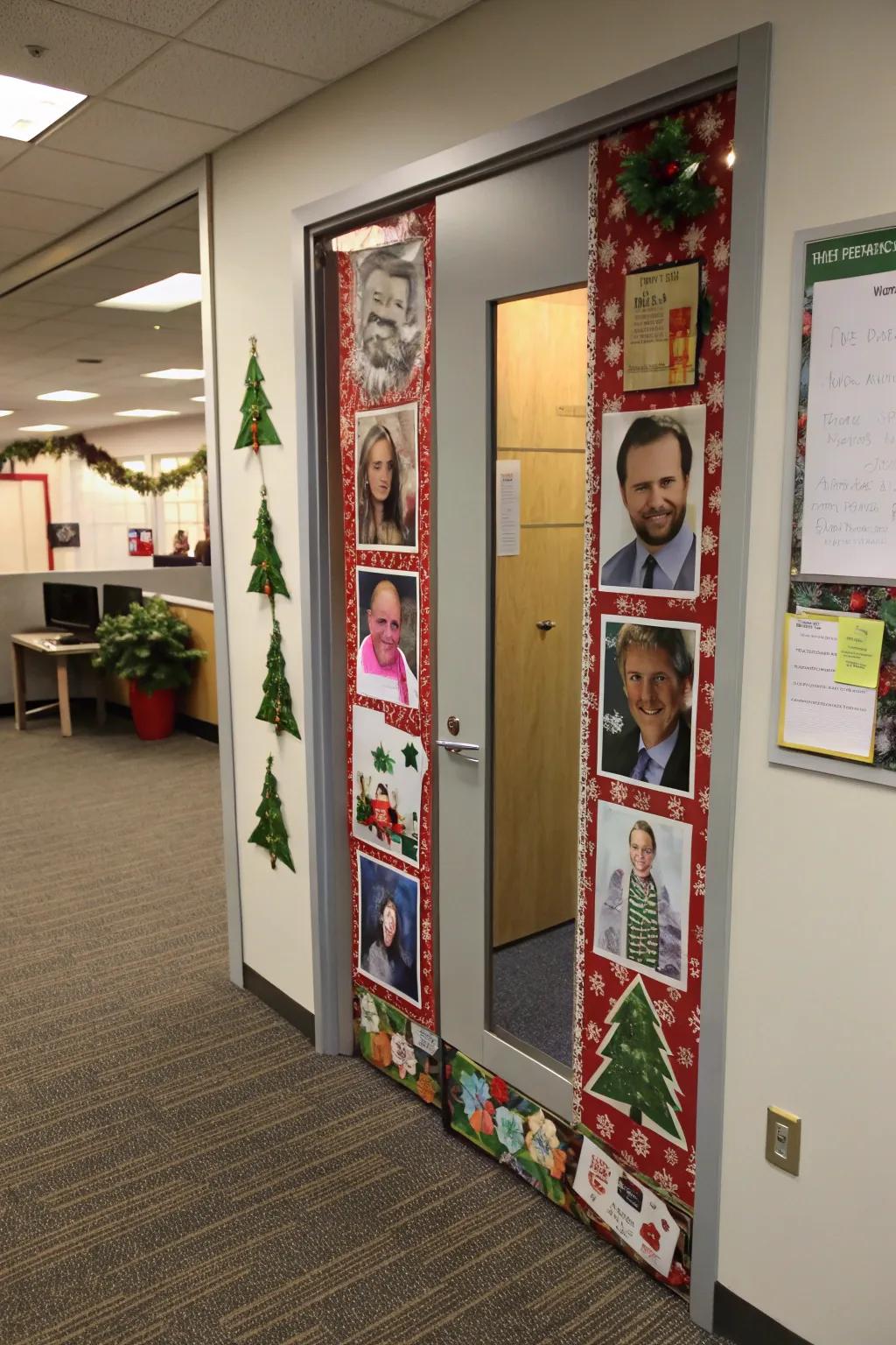 Memes galore create a laughter-filled holiday workplace.