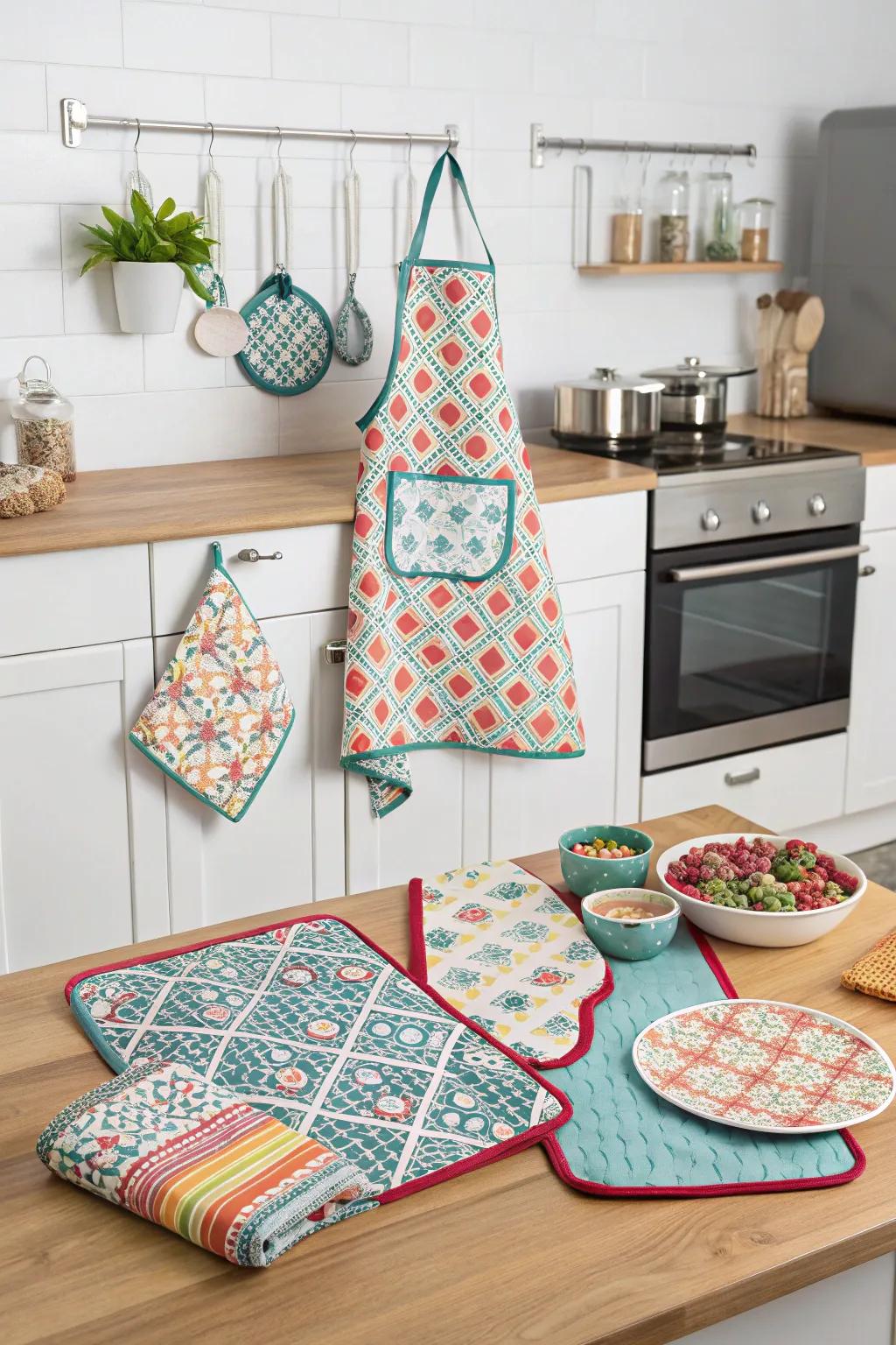 Aligned oven protector sets produce a unified kitchen appearance.
