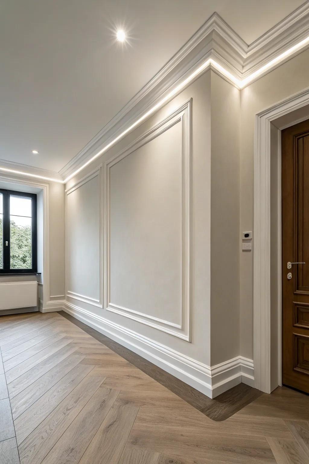Contemporary minimalist features for a modern visual
