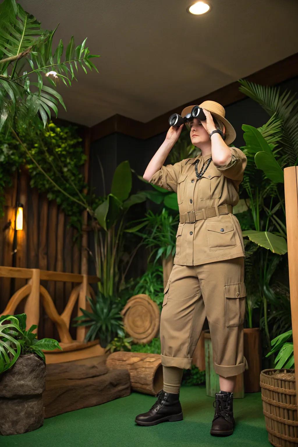 Embark on an adventure with a safari explorer costume.