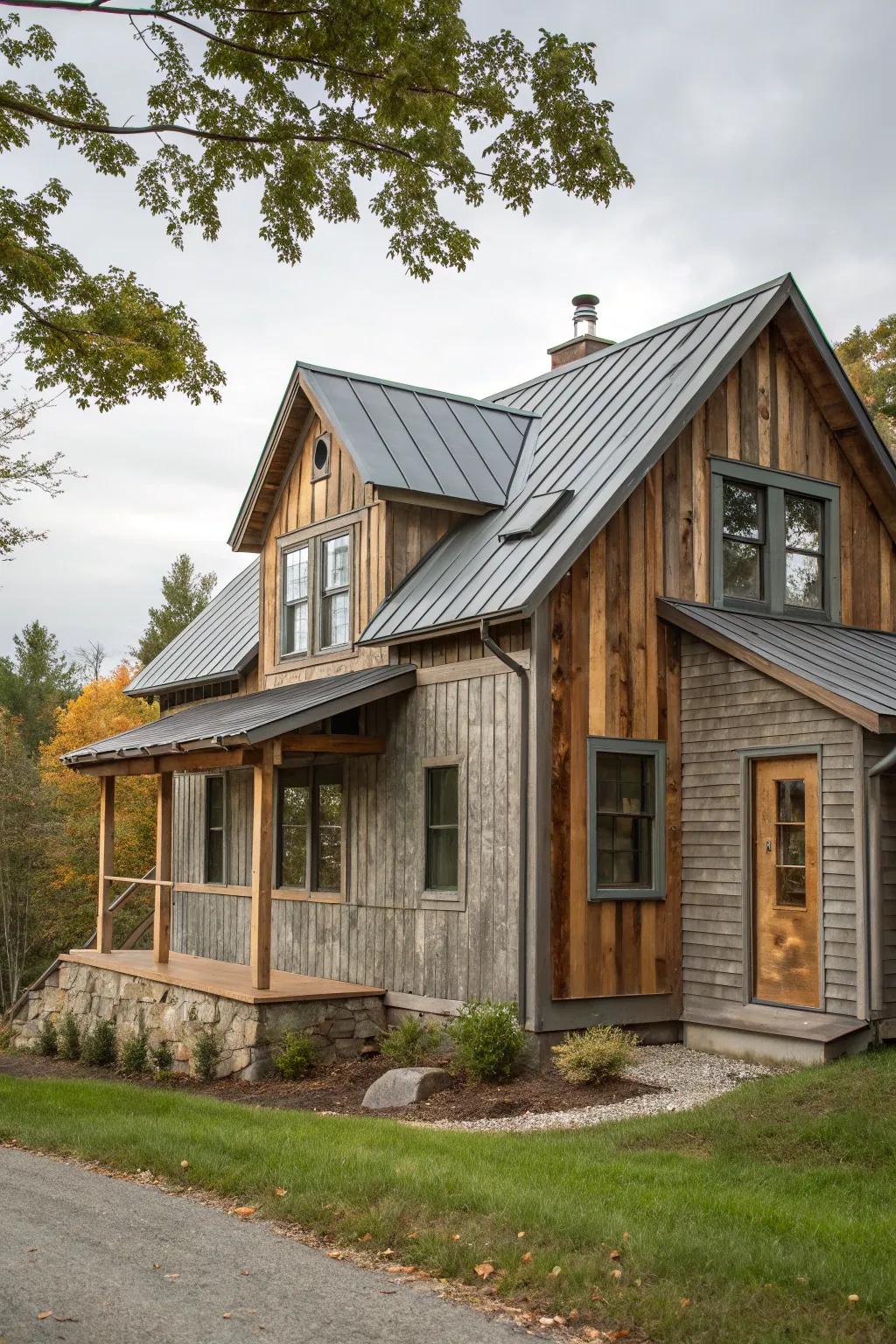 Combine components for a remarkable cottage.
