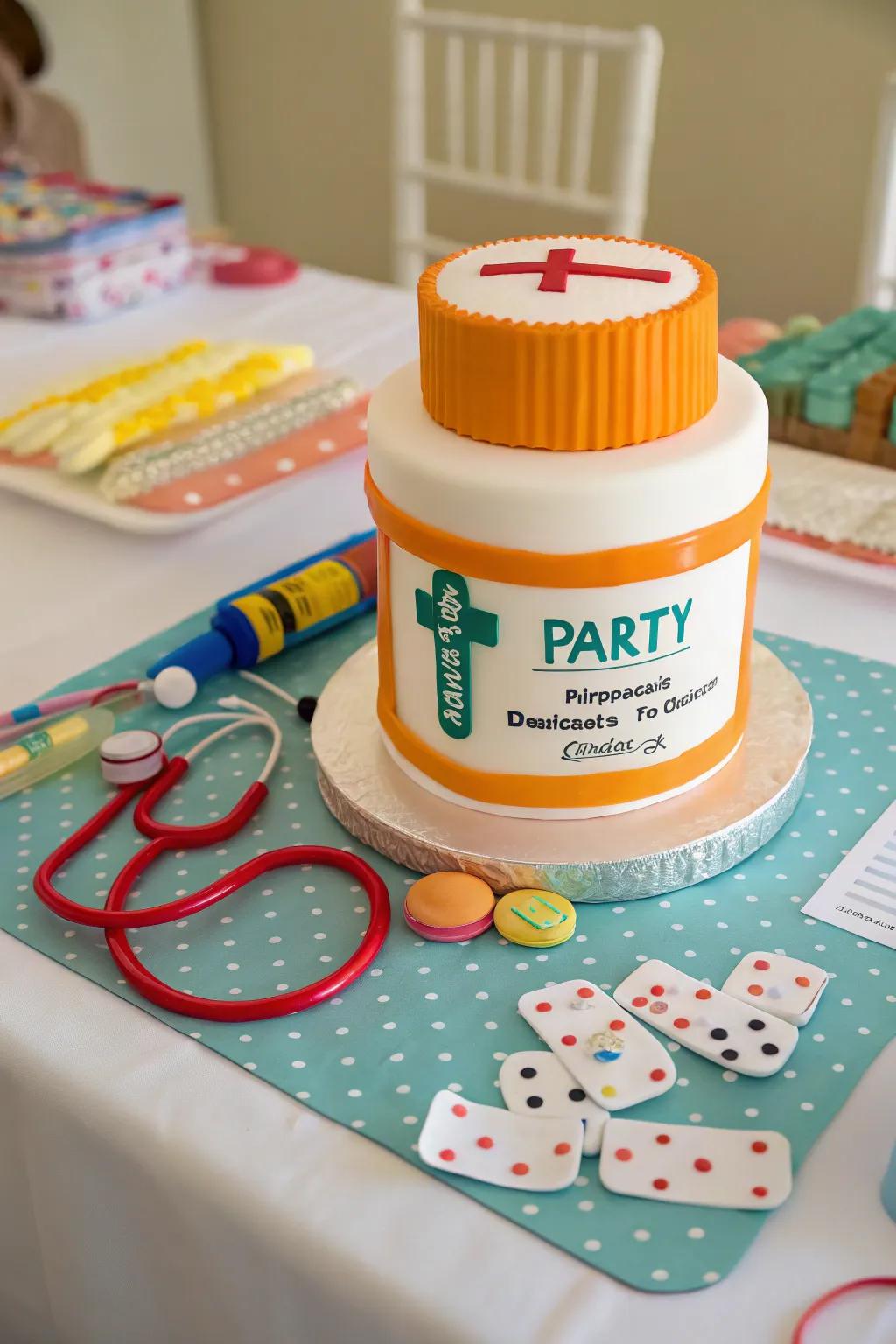 Give a dose of laughter using this brilliant 50th birthday cake!