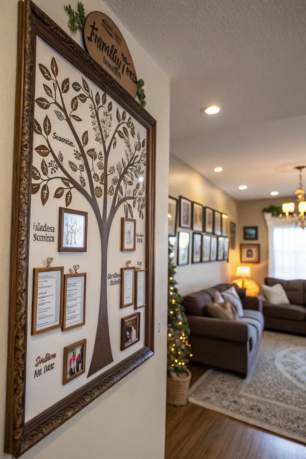 Family tree plaques are a beautiful homage to heritage.