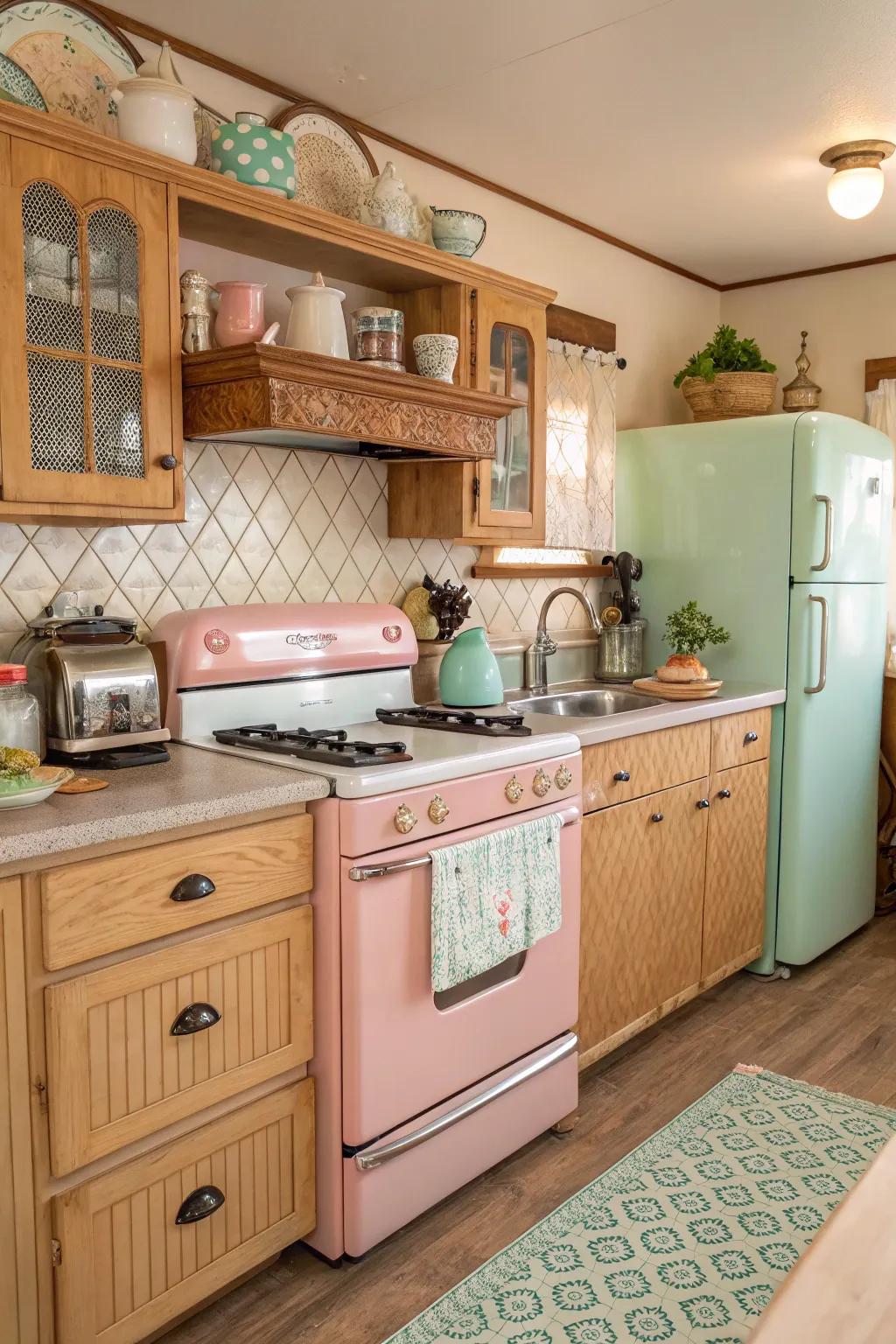 Retro appliances deliver a seamless fusion of vintage charm and contemporary efficiency.