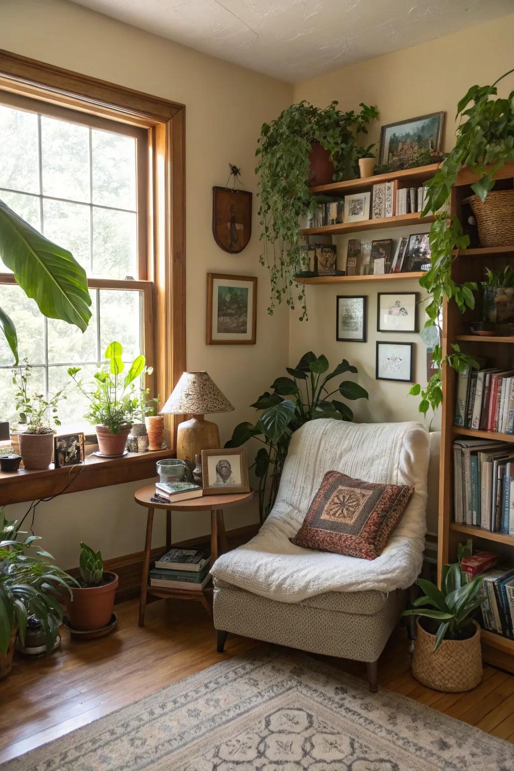 Personal decor elements make your study space inviting.