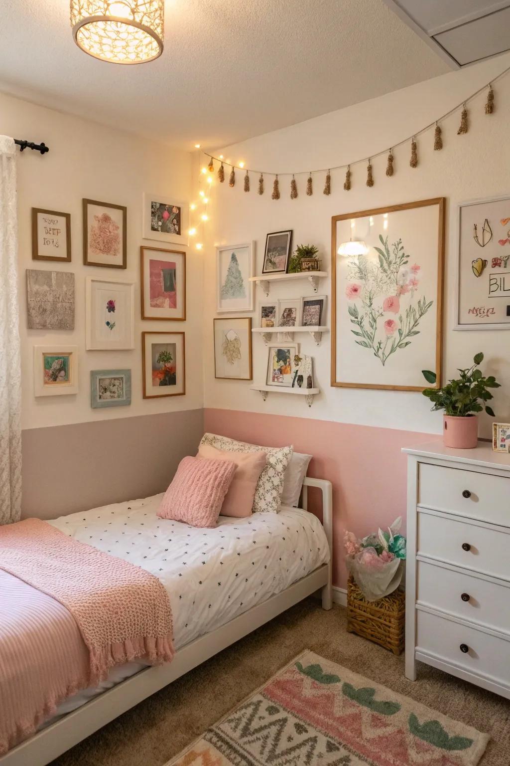 Show yourself with personalised wall art.