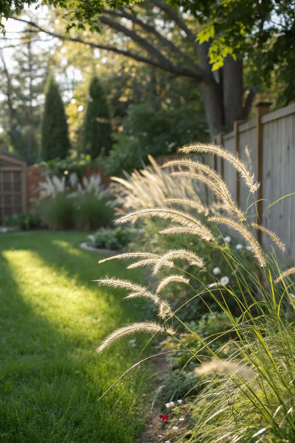 Ornamental grasses introduce texture and movement to your garden.