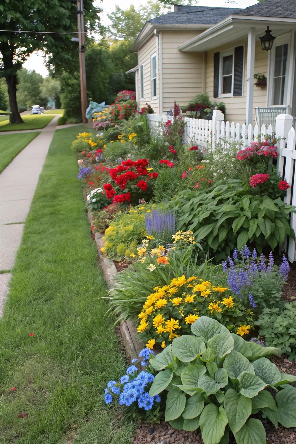 A colorful plant mix brings life and energy to your yard.